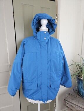LL Bean Primaloft Blue Insulated Ski Jacket Winter Coat Women's 1x